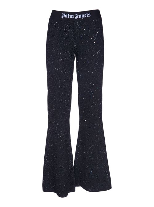 PALM ANGELS SOIREE KNIT LOGO PANTS. PALM ANGELS | PWHG021E23KNI0011001